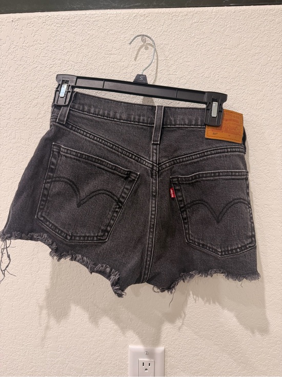 Levi's Pants - Levi's Black Washed Denim Cutoff Shorts